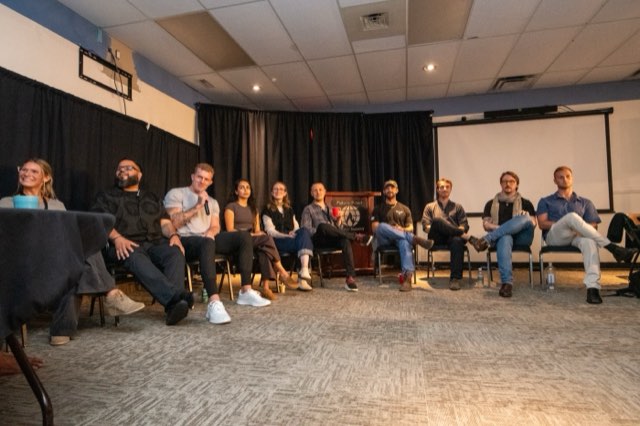 Speakers seated together on stage for a Q&A panel at the Future Proof Creator Summit 2026