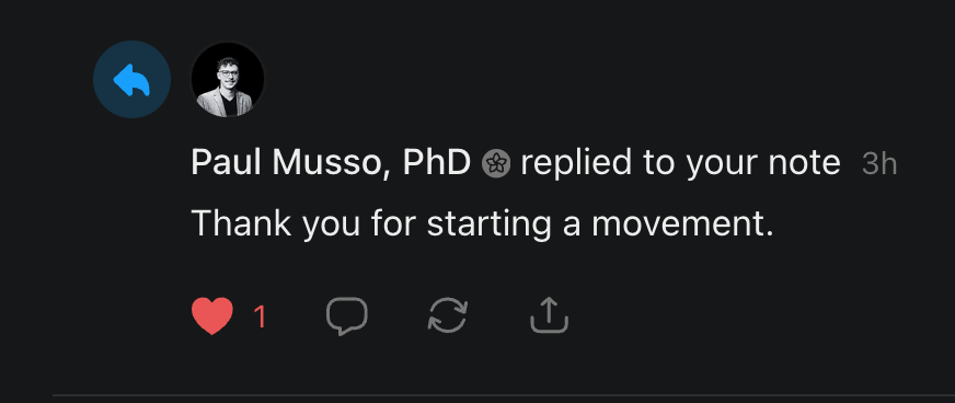 A 2026 summit attendee's social post